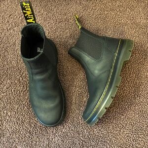 Dr. Martens Embury Leather Chelsea Boots, Black Wyoming - Men's 8 M US / 41 EU